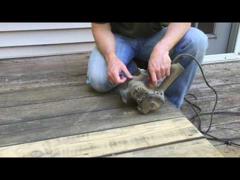 Sanding Wood Decks Video Sanding Wood Decks Video