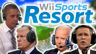 US Presidents Play Wii Sports Golf 3