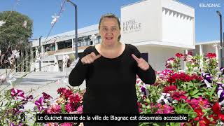 Ville de Blagnac Elioz en langue des signes française LSF.