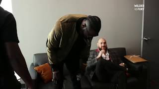 Friends? No... What actually happened between Wilder and Fury in the green room
