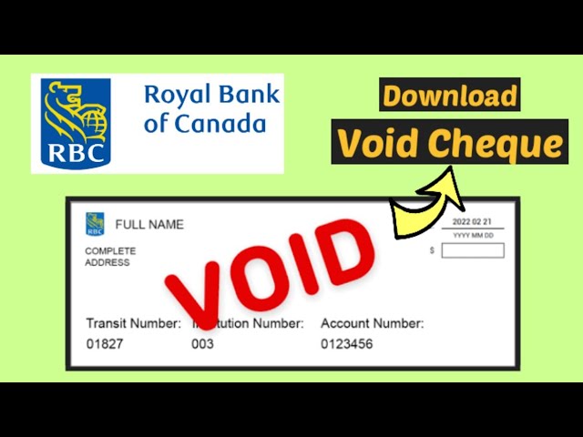 Rbc Void Cheque