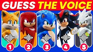 Guess The Sonic the Hedgehog 3 Characters by Voice 🎬🦔💙 Sonic the Hedgehog 3 Movie Quiz | fastQuiz