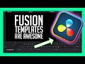 Simple Text Title Workflow in Resolve 18 - Make Your Own Fusion Template!