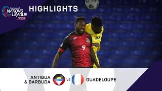 Concacaf Nations League 2022 Highlights | Antigua and Barbuda vs Guadeloupe
