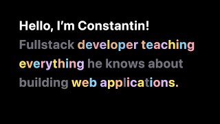 Rainbow text Vue component using TailwindCSS