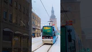 Norway 🇳🇴- Tønsberg, Oslo, Sandefjord \u0026 Horten -  Snow Walk - 4K HDR - Walking Tour