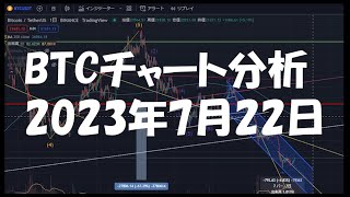 2023年7月22日ビットコイン相場分析