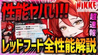 【メガニケ】激強性能か!?レッドフード全性能解説!!これ弱い訳がないよね...!?【勝利の女神NIKKE】