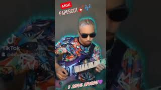 MGK - PAPER CUT GUITAR FLOW🔥🔥🔥 #mgk #papercut #guitar #music #punkrock #rap #art #love #guitarcover