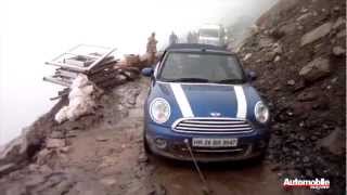 Tackling Khardung La in a Mini Cooper Convertible