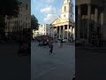 Talented street singer in Trafalguar Square