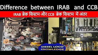 Difference between IRAB and CCB brake system # IRAB ब्रेक सिस्टम और CCB  ब्रेक सिस्टम  में अंतर