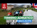 Brutal Winds Cause Chaos For Breakaway! | Tirreno-Adriatico 2023 Highlights - Stage 5