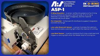 Introduction to the ASP-1 AIS O Ring Installation Machine