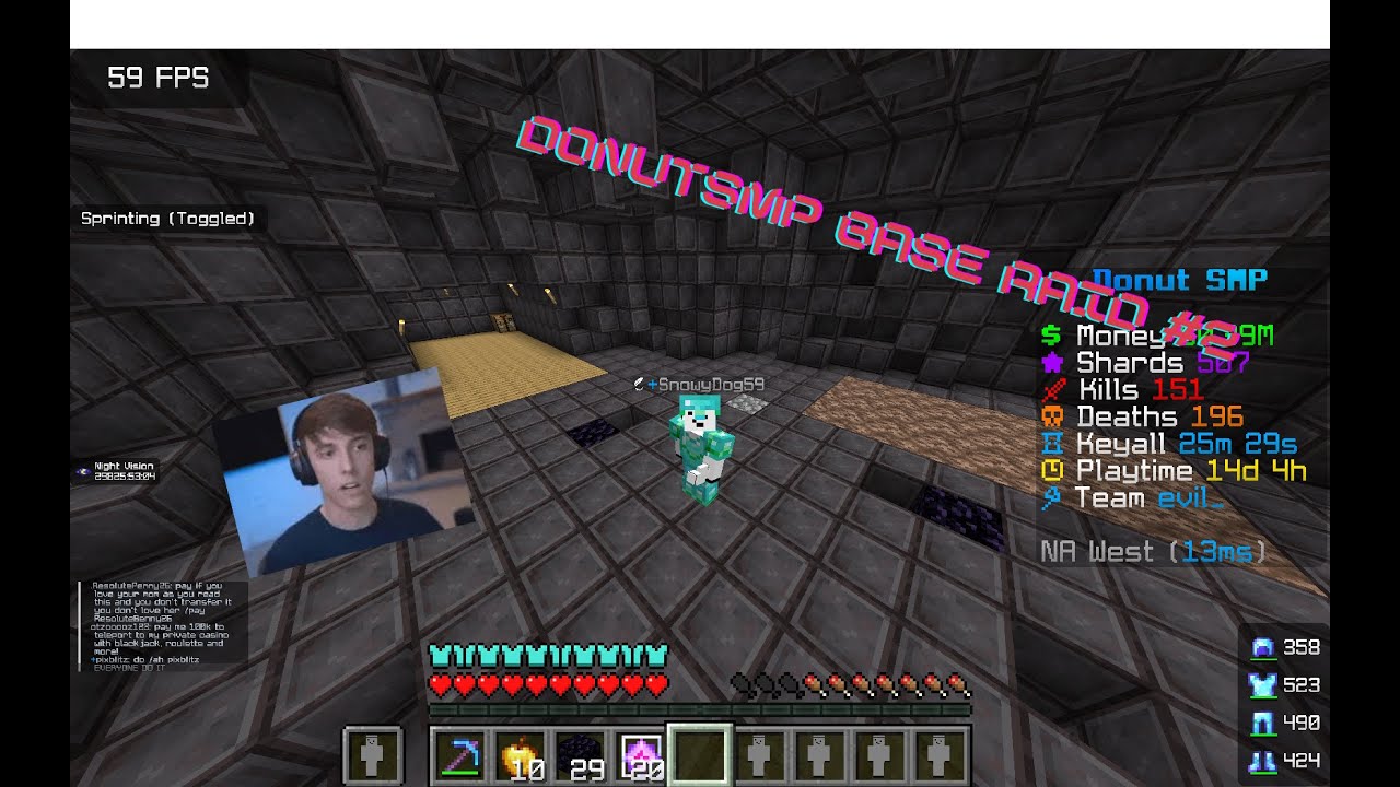 Donutsmp Base Raid 2 Youtube