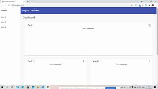 Angular 12 Admin Dashboard Template Using Angular Material