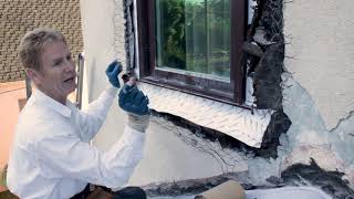 Repair Leaking stucco windows, keep the rain outside