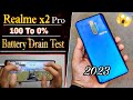 Realme x2 Pro Battery Drain Test | 2023 Shocking Result😱 : Realme x2 Pro Pubg Battery Drain Test