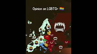 European countries’ opinions of LGBTQ+