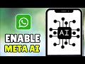 How to Enable Meta AI in WhatsApp Business - Full Tutorial (iPhone/Android)
