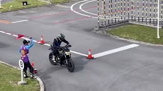 2023/1/8 沖縄ジムカーナ1月大会inあげな自動車学校　C1クラス　ジェレミー×Z650