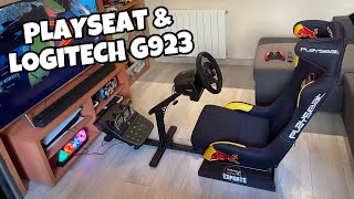 UNBOXING PLAYSEAT EVO PRO RED BULL RACING \u0026 LOGITECH G923