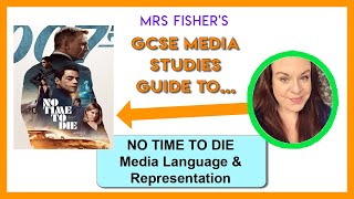 GCSE Media - No Time To Die poster - Media Language & Representation