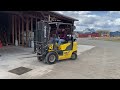 tradewest auctions hyundai 25l 7a 4200lb forklift