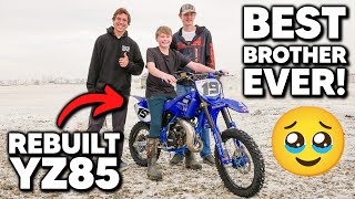 We Surprised His 12-Year-Old Brother with a New Dirt Bike