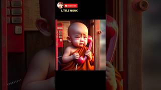 so cute little monk 🔥🔥🤯  #cute #youtube short #shivi
