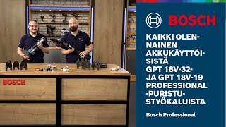 Kaikki olennainen akkukäyttöisistä GPT 18V-32 ja GPT 18V-19 Professional -puristustyökaluista