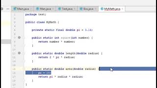 18. Java Static, Final and Varargs
