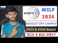 Wipro WILP 2024 | Mega Hiring Is Back | Bca Bsc 2023 & 24 Batch | MTech With Job