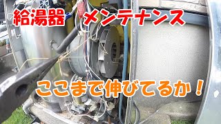 石油給湯器　メンテナンス