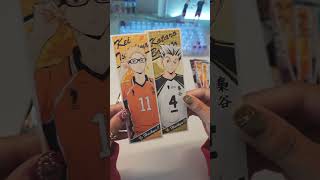 ハイキュー‼︎ロングステッカー開封🌟　#ハイキュー #開封動画 #グッズ #haikyuu #anime