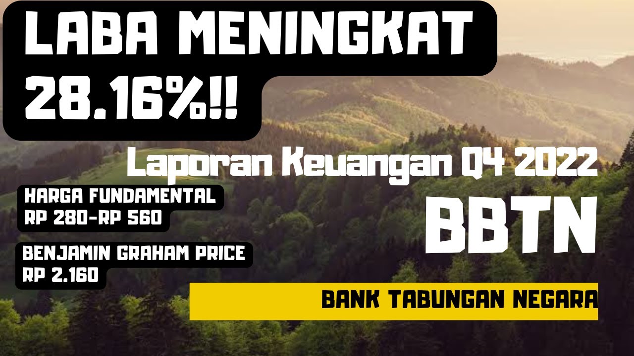 Laporan Keuangan Q4 2022 Saham BBTN (Bank BTN) - Harga Fundamental Rp ...