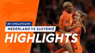 Highlights OranjeLeeuwinnen - Slovenië (12/11/2019) EK-kwalificatie