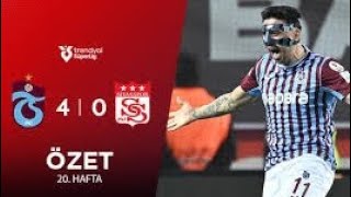 TRABZONSPOR SİVASSPOR MAÇ ÖZETİ 4-0 GOLLERİ #maçözeti #futbol #football