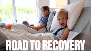 SHOWERED WITH LOVE THE DAY AFTER BREAKING BOTH ARM BONES IN HER RIGHT ARM | BROKEN ARM RECOVERY