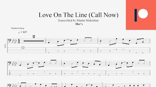 Her's - Love On The Line (Call Now) (bass tab)