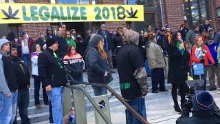 Michigan attorney general candidate speaks at 2018 Hash Bash