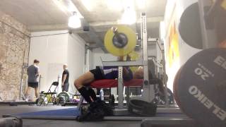 55 kg bench press - 2RM