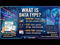 SQL Data Types Explained  Numeric • Text • Date/Time