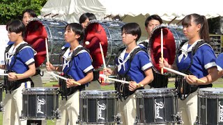 茨城県立大洗高等学校マーチングバンド部 イベントドリルステージ @茨城県三の丸庁舎 241012