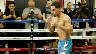DANNY GARCIA FIRES OFF COMBOS TO THE BODY! SHOWS A HINT OF FIGHT NIGHT SPEED & INTENSITY!
