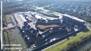 Haagstede bouwvoortgang Februari 2025 - Drone video