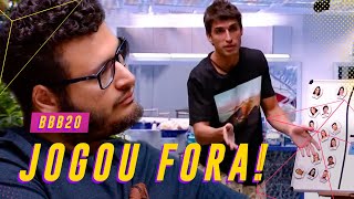 PRIOR JOGA FOTO DE VICTOR HUGO NA PLANTA E CRIA O MAIOR CLIMÃO 👀🔥 | BIG BROTHER BRASIL 20