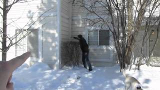 Huge Icicle Falls