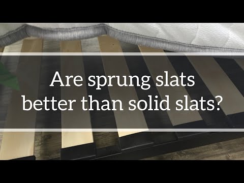 Are sprung slats strong?