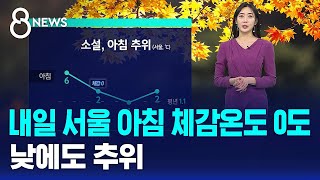 [날씨] 내일 서울 아침 체감온도 0도…낮에도 추위 / SBS 8뉴스